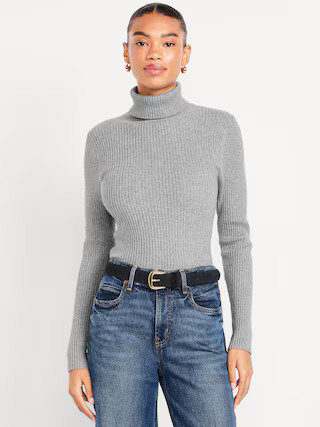 SoSoft Lite Rib Turtleneck Sweater | Old Navy (US)