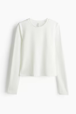 Long-sleeved Microfiber Top | H&M (US + CA)