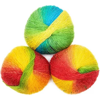 3 Pack 1.8oz Soft Acrylic Rainbow Color Yarn Skeins 196 Yards Craft Yarn for Knitting and Crochet | Target