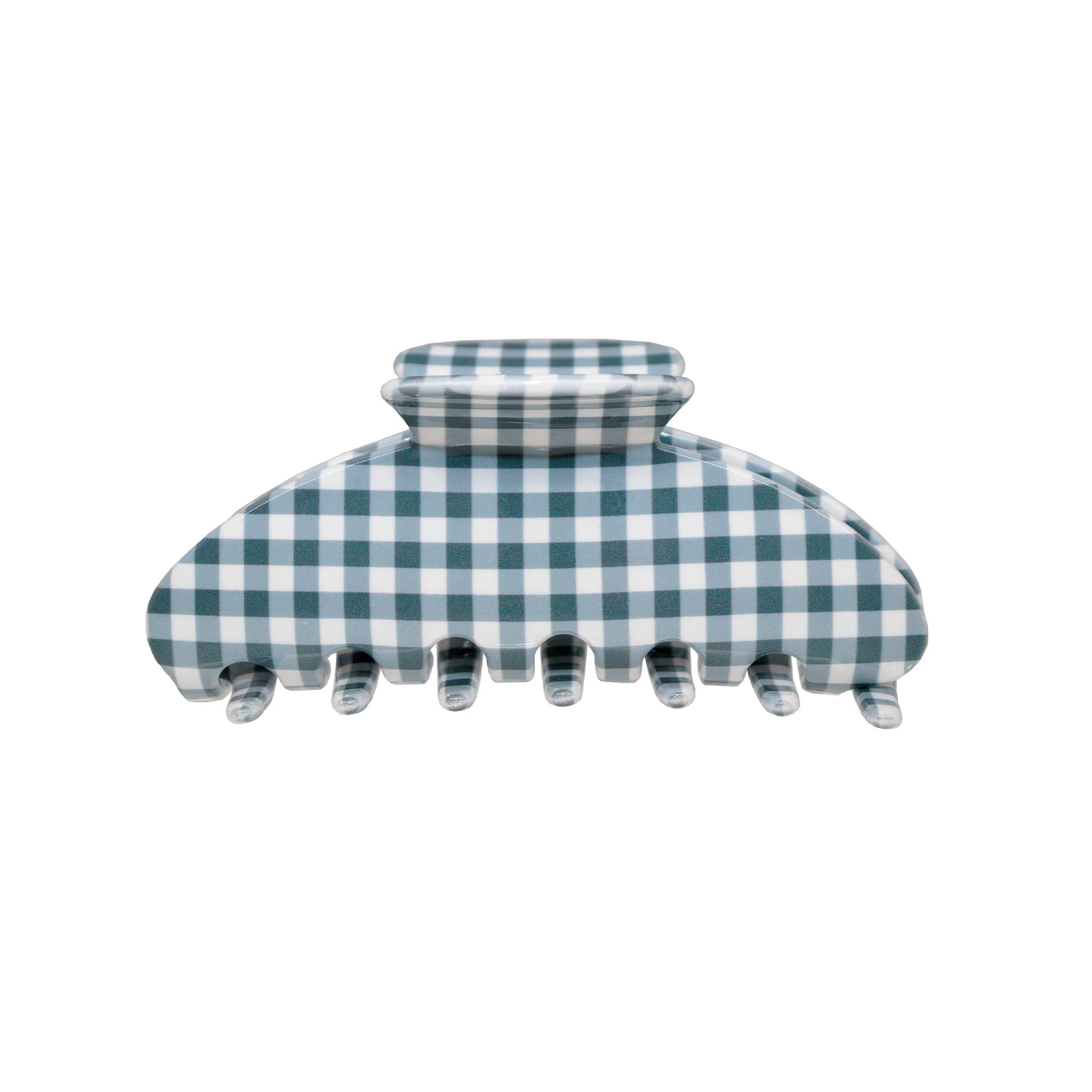 Big Effing Clip in Navy Gingham | Emi Jay