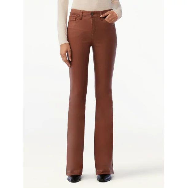 Scoop Women's High Rise Flare Jeans - Walmart.com | Walmart (US)