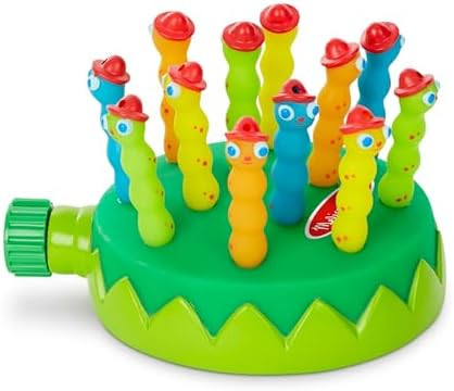 Melissa & Doug Sunny Patch Splash Patrol Sprinkler Toy with Hose Attachment | Amazon (US)