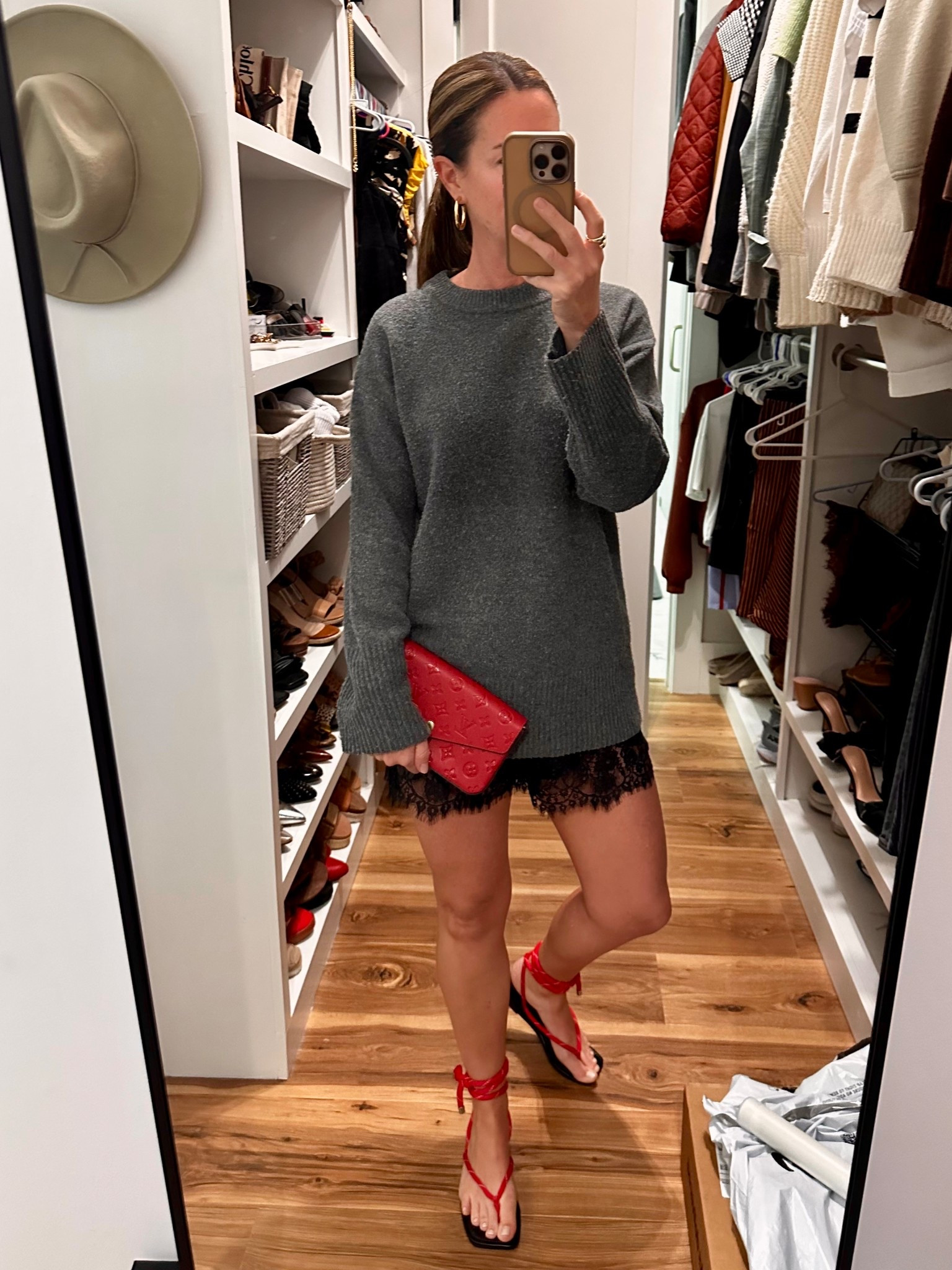 Outfit repeat offender // These lace shorts are only $20

#LTKootd