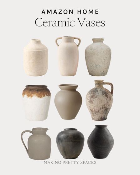 Shop these neutral vases all from Amazon, Amazon finds, amazon home decor, shelf styling, vase, ceramic vase, vase roundup, pottery, flowers

#LTKSpringSale #LTKstyletip #LTKsalealert