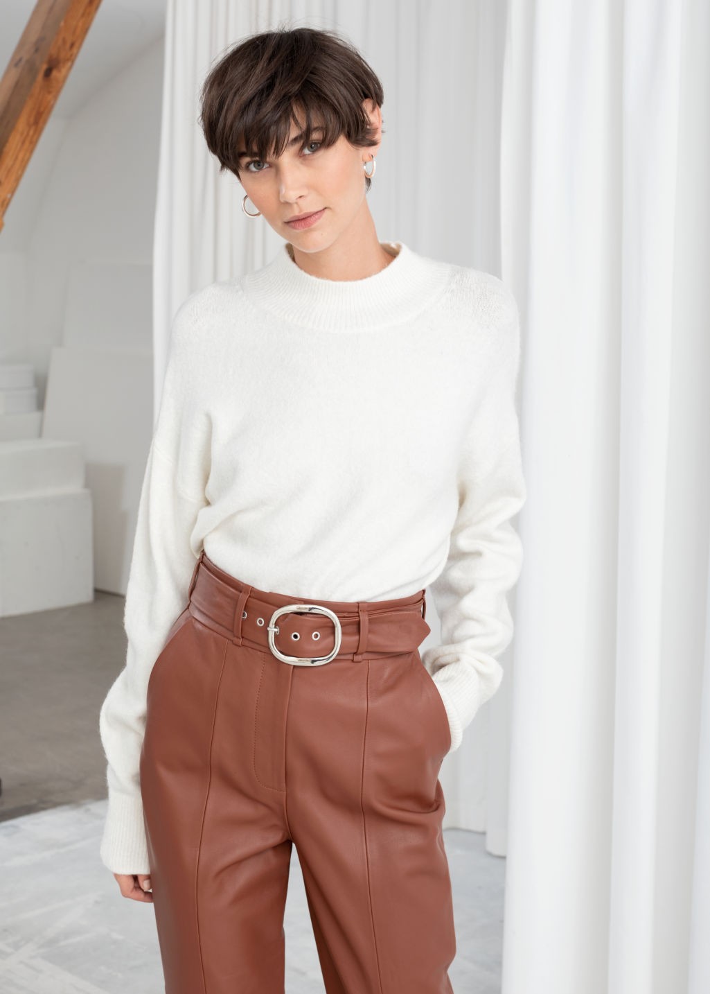 Mock Neck Cropped Sweater | & Other Stories (EU + UK)