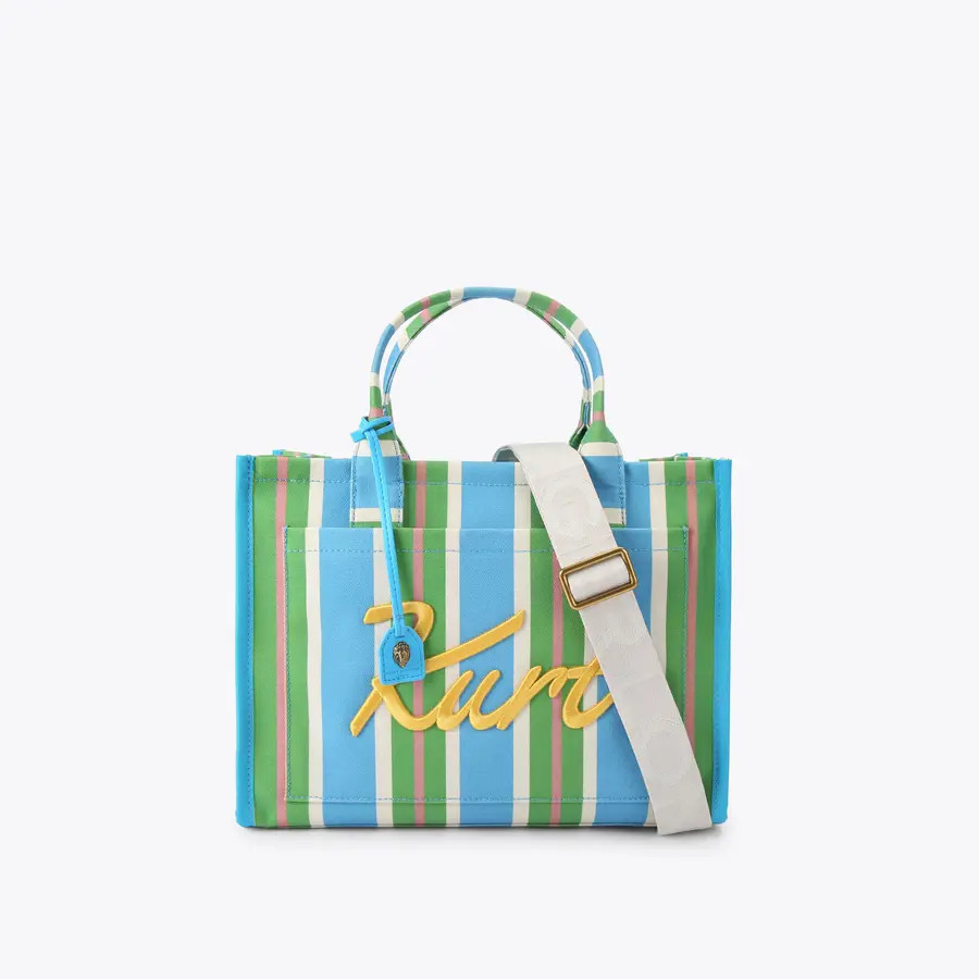 KC KURT TOTE Canvas Striped Tote Bag by Kurt Geiger London | Kurt Geiger US