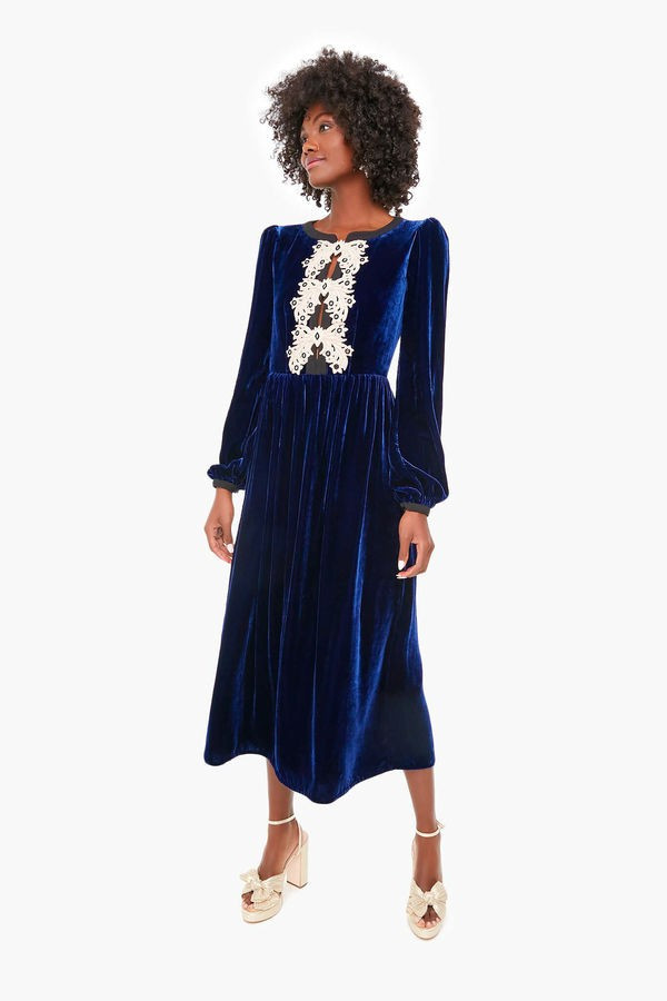 Midnight Camille Bow Dress | Tuckernuck (US)