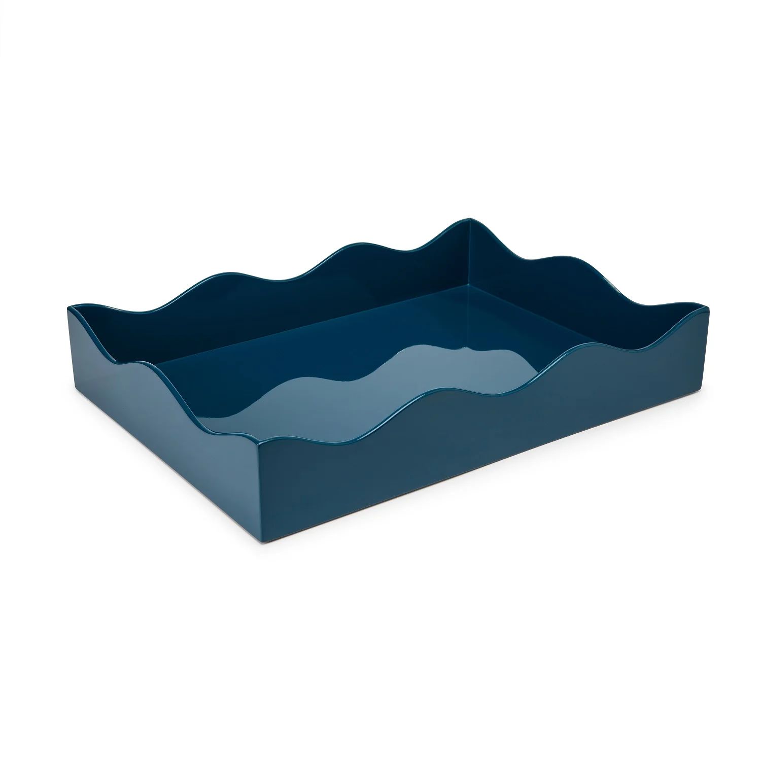 Large Lacquer Tray, Marine Blue, by The Lacquer Company
 – Paloma and Co. | Paloma & Co.