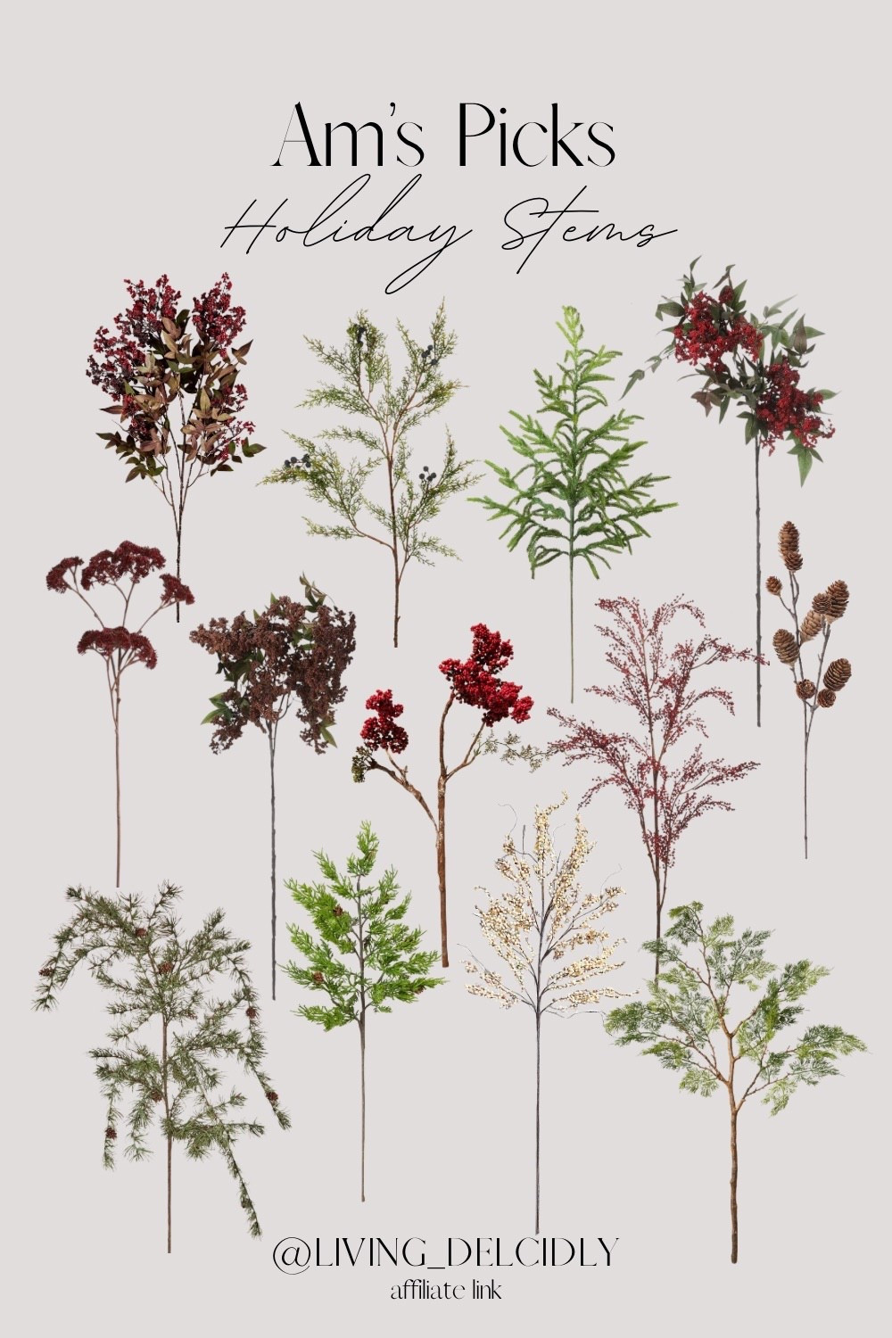 Loving these holiday stems, especially the pops of red & burgundy✨

Christmas Decor | Holiday Decor | Vase Styling 

#LTKHoliday #LTKHome #LTKSeasonal