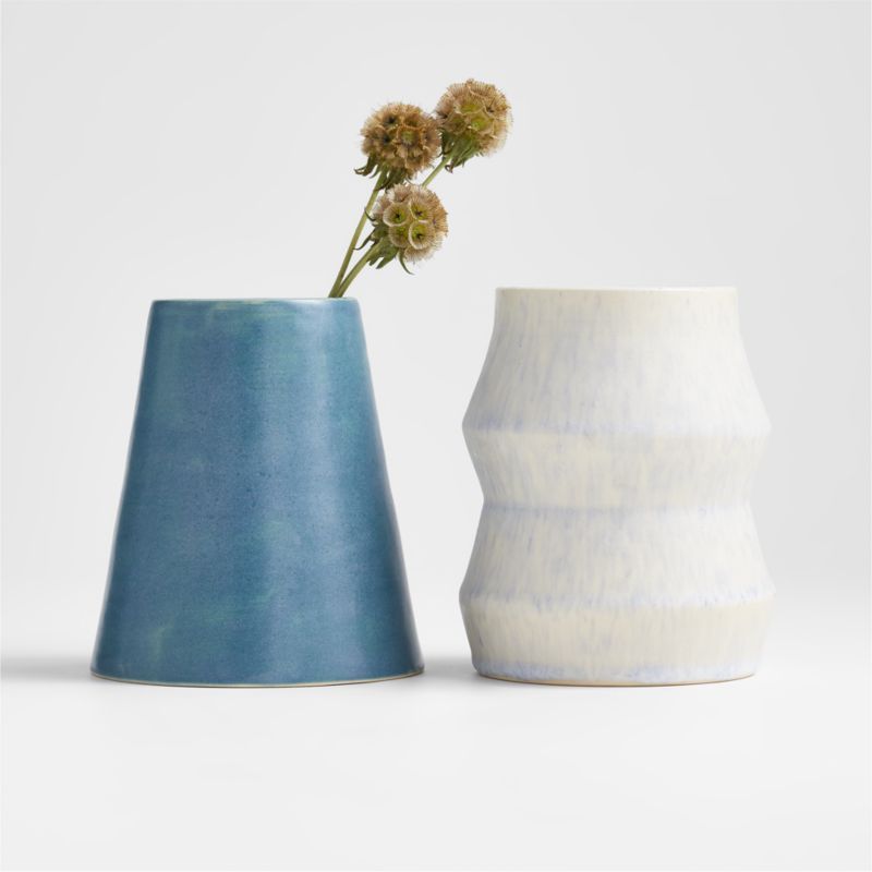 Ekua Ceramics Vases | Crate and Barrel | Crate & Barrel