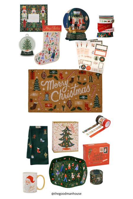 My Christmas faves from Rifle Paper Co! Use my code BRITTANY25 for 25% off your purchase!! 

#LTKSeasonal #LTKhome #LTKHoliday