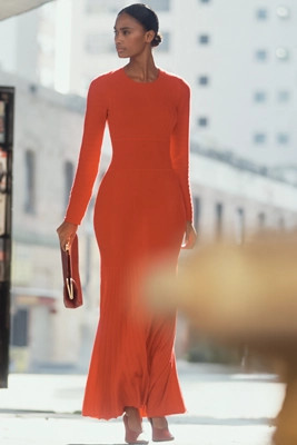 Mare Mare Long-Sleeve Slim Sweater Maxi Dress | Anthropologie (US)