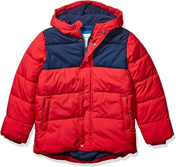 Amazon Essentials Babies, Toddlers, and Boys' Heavyweight Hooded Puffer Jacket | Amazon (US)