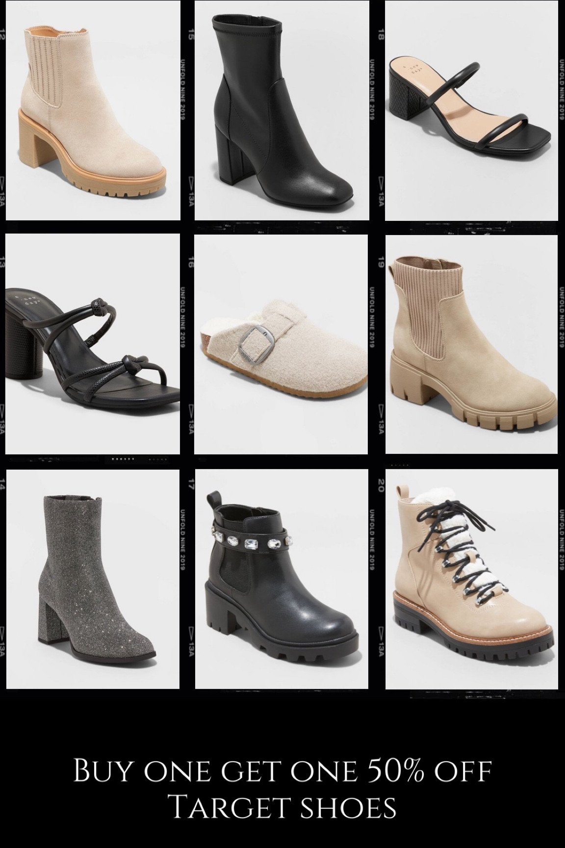 Buy one get one 50% off