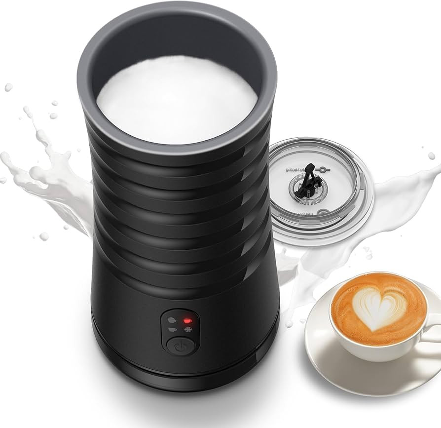 Milk Frother, 4-in-1 Milk Frother and Steamer for Hot and Cold Foam, Electric Milk Frother for Co... | Amazon (US)