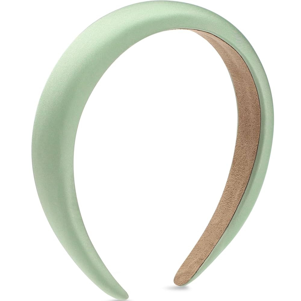 WantGor Padded Headband for Women, Wide Sponge HeadBands Plain Solid Hair Band Hoops Vintage Yoga... | Amazon (US)