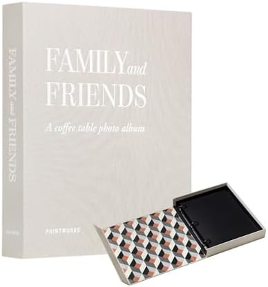 Printworks Family and Friends Photo Album – Elegant Beige Coffee Table Book for Photos and Note... | Amazon (US)
