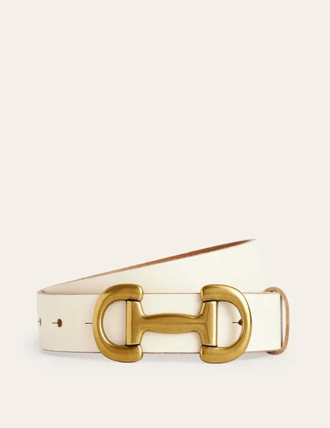 Iris Snaffle-Trim Leather Belt | Boden (US)