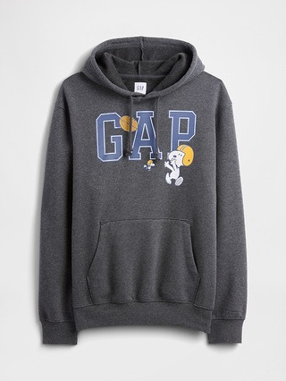 Peanuts Relaxed Gap Logo Hoodie | Gap Factory