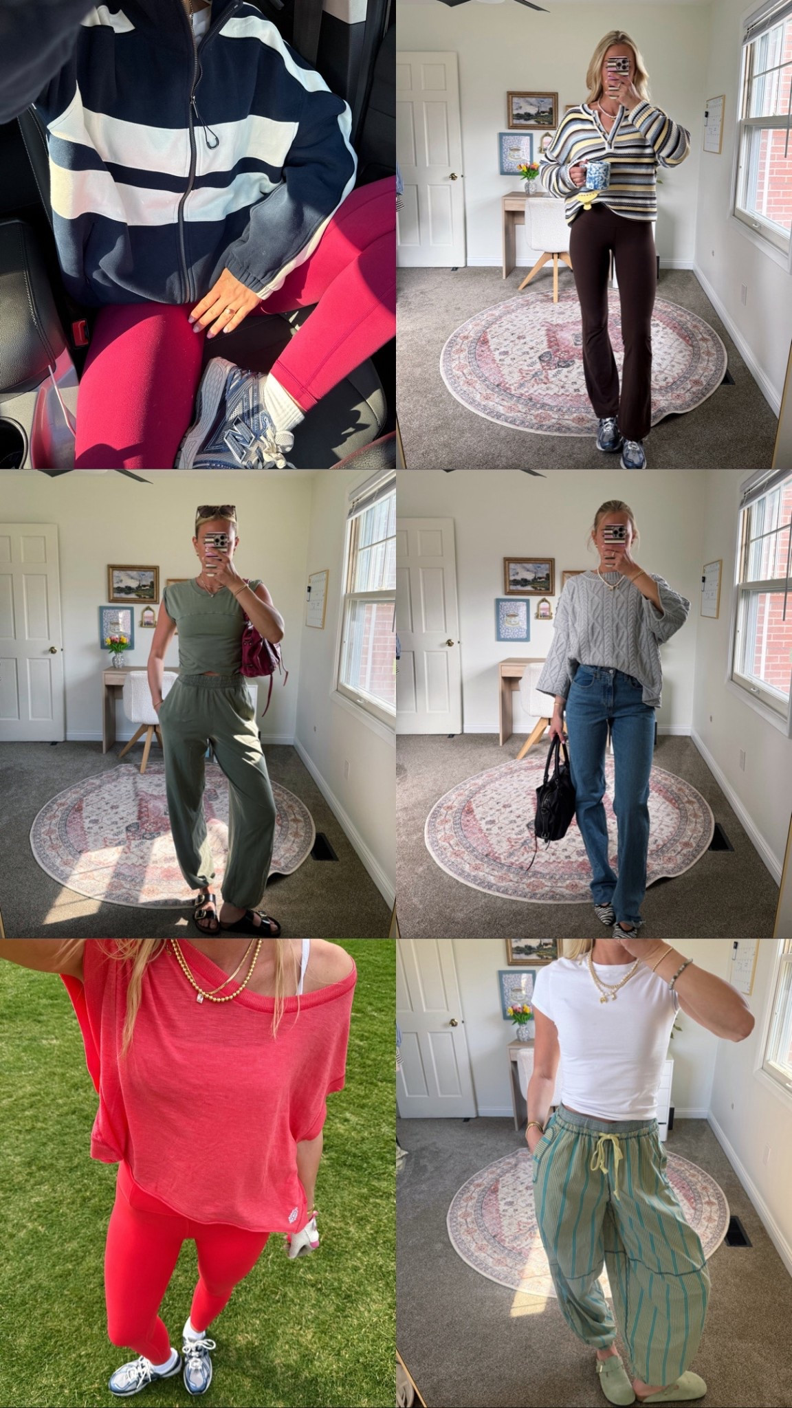 Outfits I wore this week! Part 1 🌱🪻🍉 gray sweater is from my store (Waterlilyclothing.com)