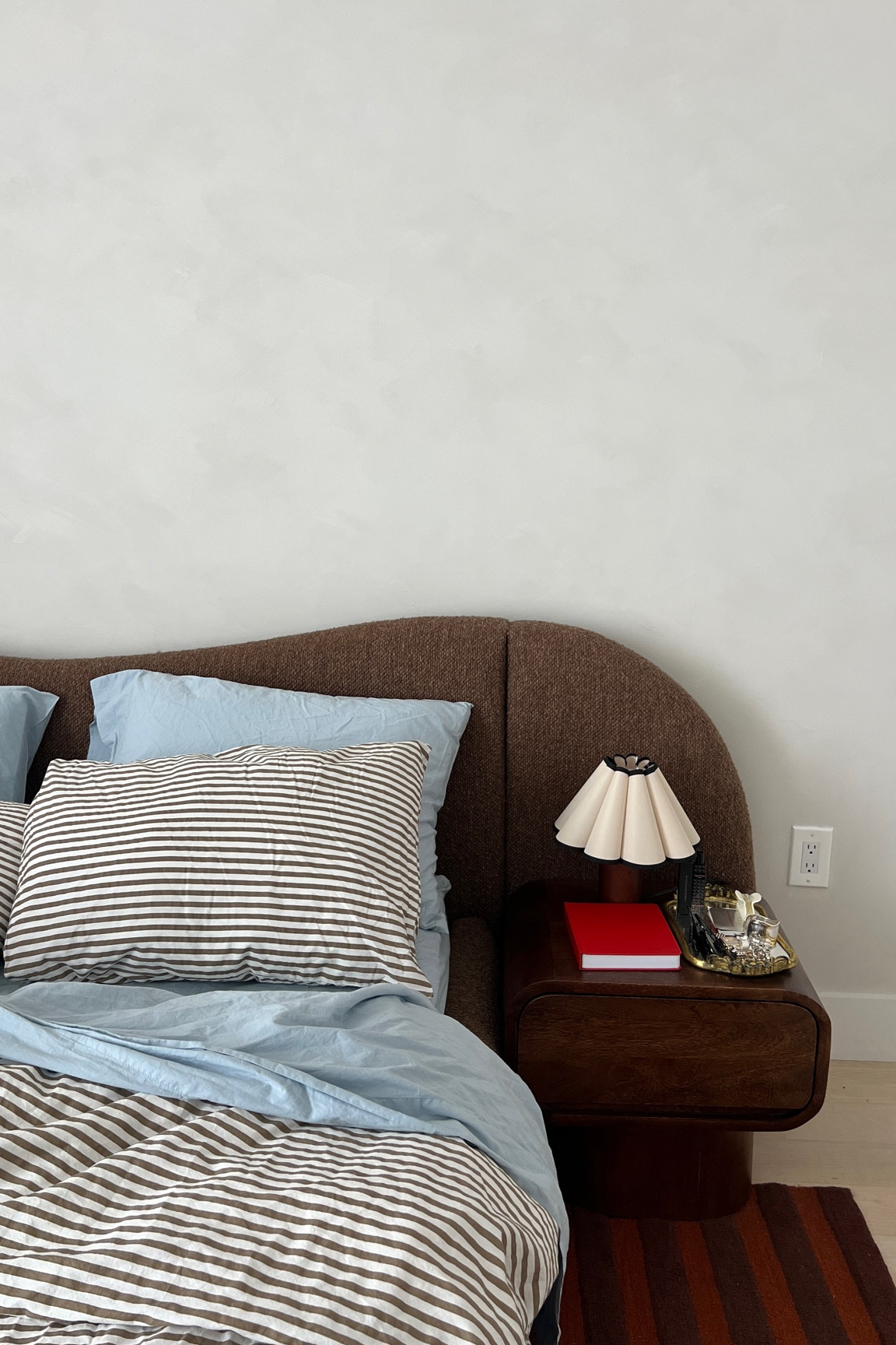 Changing out my bedding to spring colors! Blues, yellows, pastels and stripes will always do it for me! #springbedding #sheets #springcolors 

#LTKSaleAlert #LTKSeasonal #LTKHome