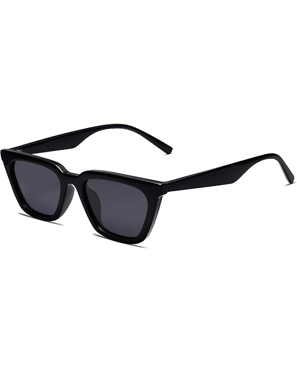 SOJOS Polarized Narrow Square Cateye Sunglasses for Women Retro Trendy Driving Glasses SJ2169 | Amazon (US)