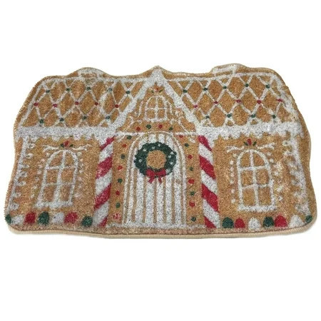 Christmas Welcome Mat Outdoor Gingerbread House Doormat & Porch Décor Christmas Carpet Photo Prop Gift Decoration | Walmart (US)