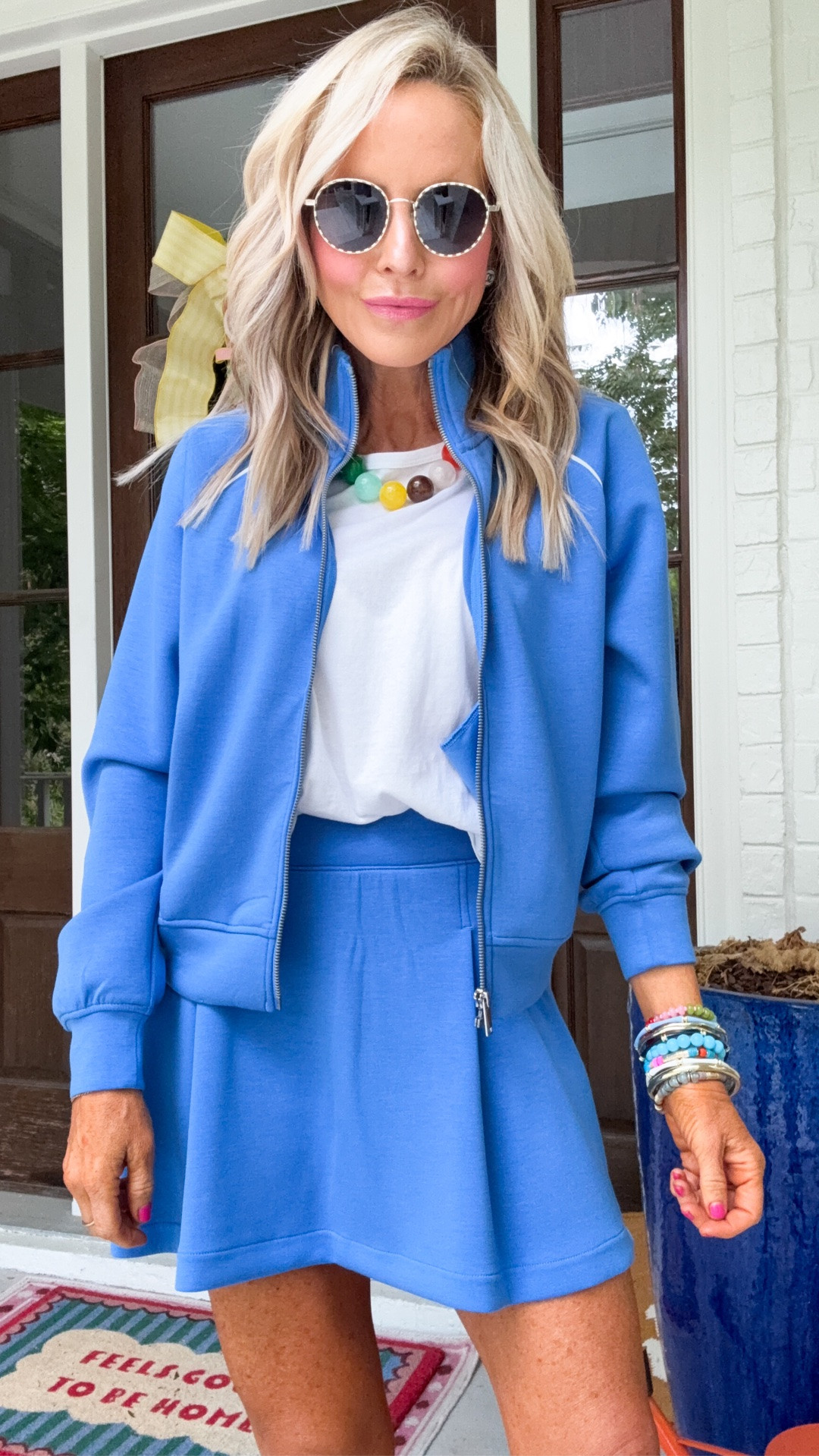 natashaxspanx for 15% off + free shipping for new customers at @Spanx • wearing small in jacket and XS in skort •

#LTKmomlife #LTKootd #LTKActive