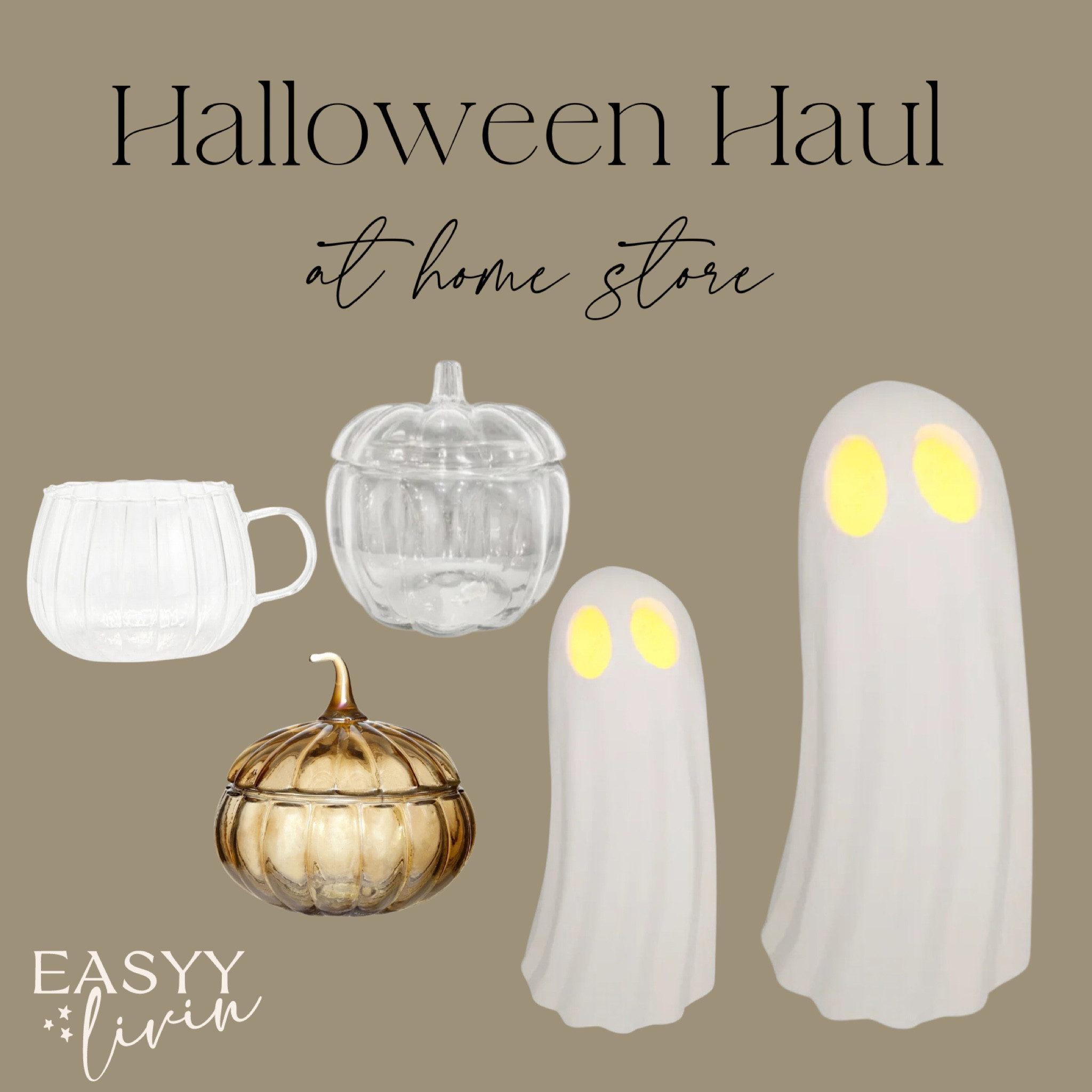 Neutral Halloween decor from the At Home store 

#LTKunder50 #LTKhome #LTKSeasonal