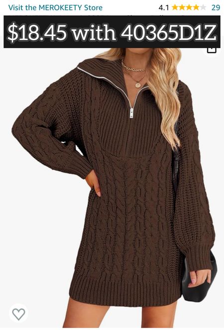 Sweater dress 

#LTKsalealert #LTKfindsunder50 #LTKSeasonal