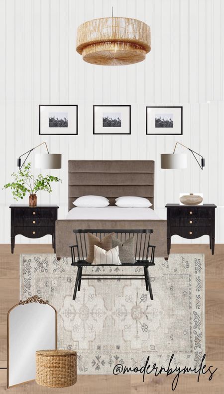 Guest bedroom inspiration 

Bedroom furniture, upholstered bed, cozy bedroom, guest bedroom mood board 

#LTKfamily #LTKhome