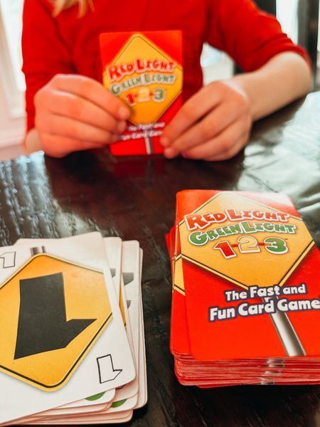 Favorite game to play with the littles! 

#cardgame #redlightgreenlight #toddlergames #gamesforkids #gamesforfamilies

#LTKfamily #LTKkids