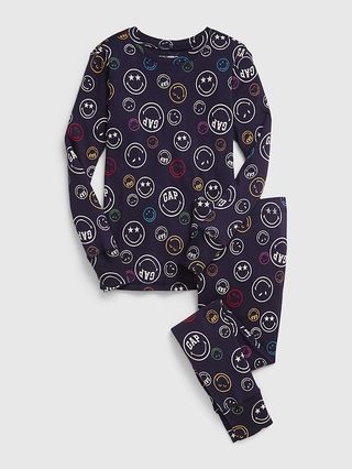 Gap &#x26;#215 Smiley&#x26;#174 Kids 100% Organic Cotton PJ Set | Gap (US)