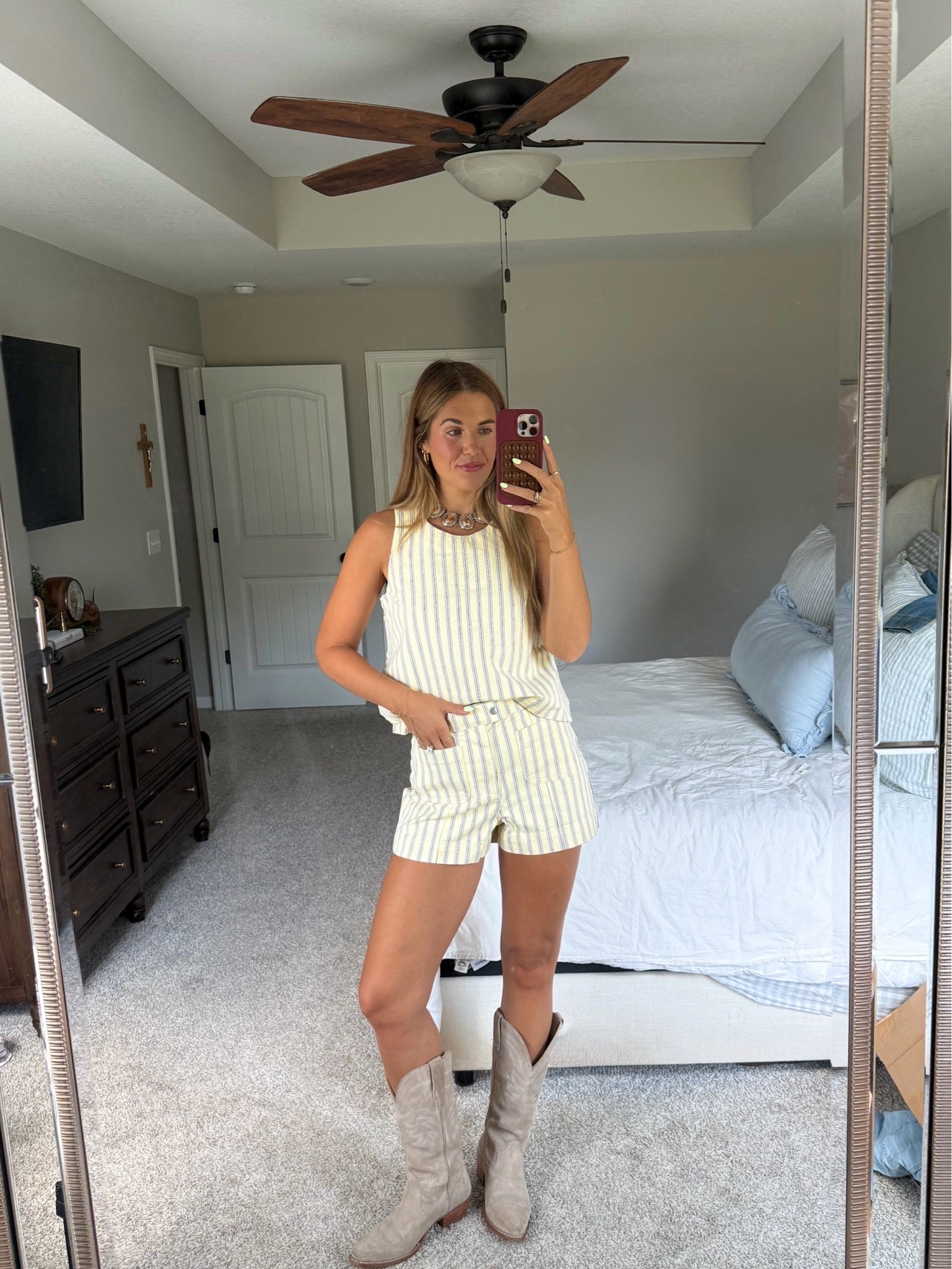 walmart!! LOVE this denim set! perfect butter yellow. runs true to size

#LTKSeasonal #LTKgrwm #LTKootd