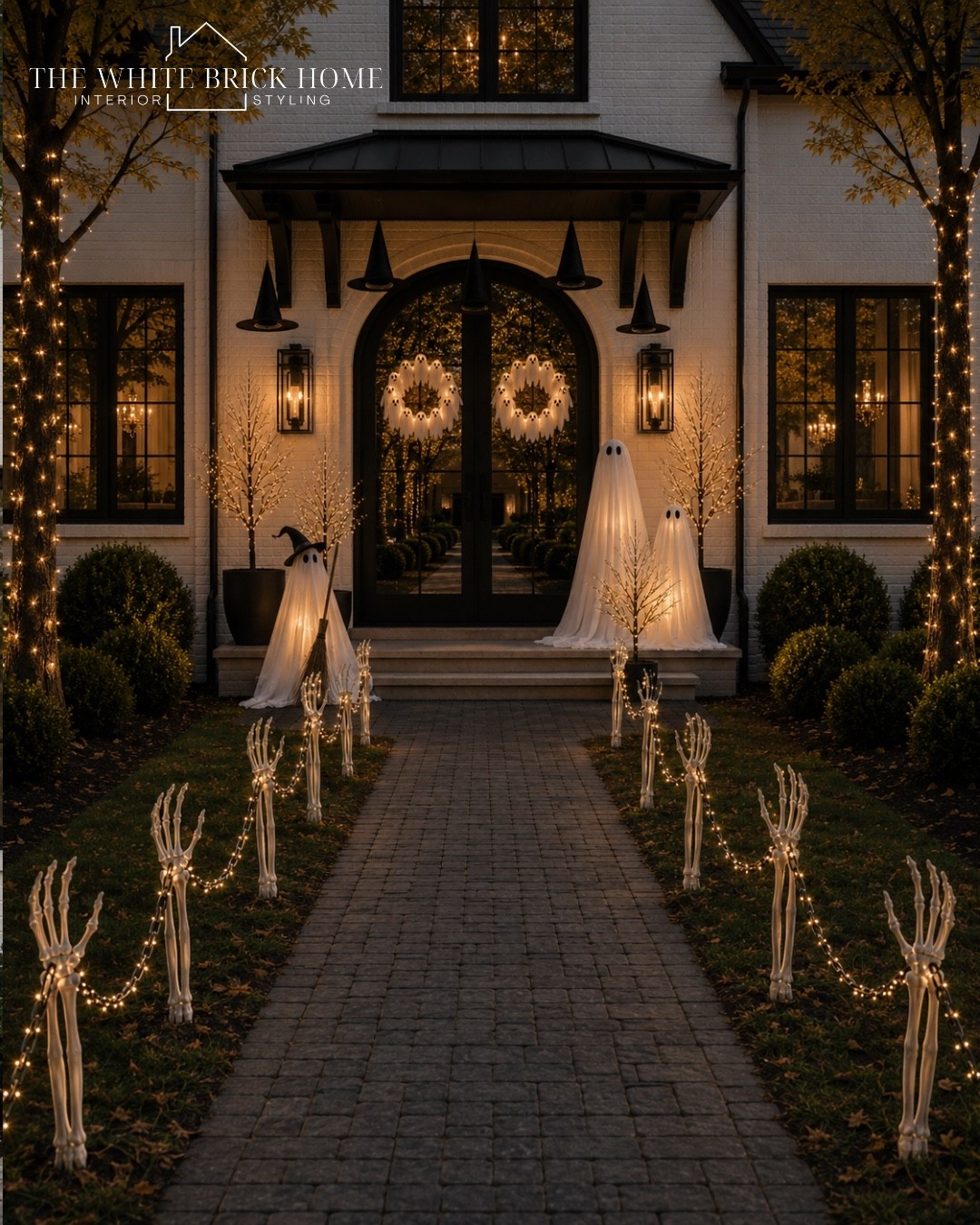 Turn your walkway into a  chic Halloween entrance with glowing skeleton hands and eerie chain link details! 

Halloween, Halloween decor, Halloween ideas, Halloween entrance, front porch, Halloween porch, outdoor decor, Halloween outdoor decor, home decor, fall decor, fall front porch, fall decorations, Halloween decoration, wreath, witch hats outdoor, Amazon Halloween decor, pottery barn, front gate

#LTKHome #LTKSeasonal #LTKSaleAlert