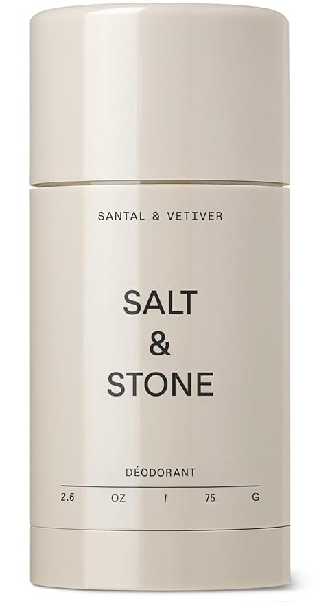 SALT & STONE Natural Deodorant for Women & Men - Santal & Vetiver | Extra Strength Natural Deodor... | Amazon (US)