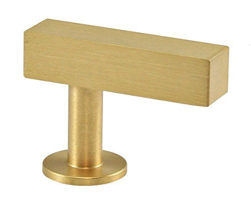 Lew's Hardware Bar Series Cabinet Knob - 31-101, Brushed Brass | Amazon (US)