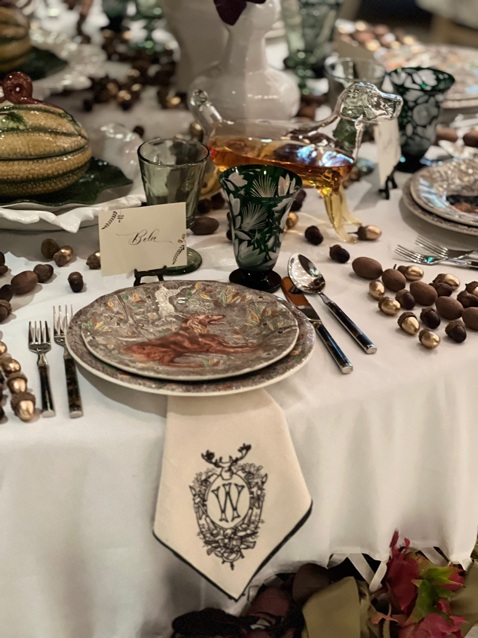 Thanksgiving tablescape woodland Labrador style 

#LTKHome #LTKParties