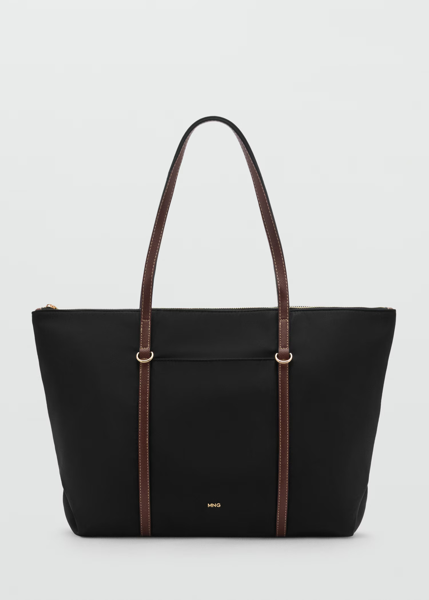 Shopper bag with double handle - Women | MANGO United Kingdom | MANGO (UK)