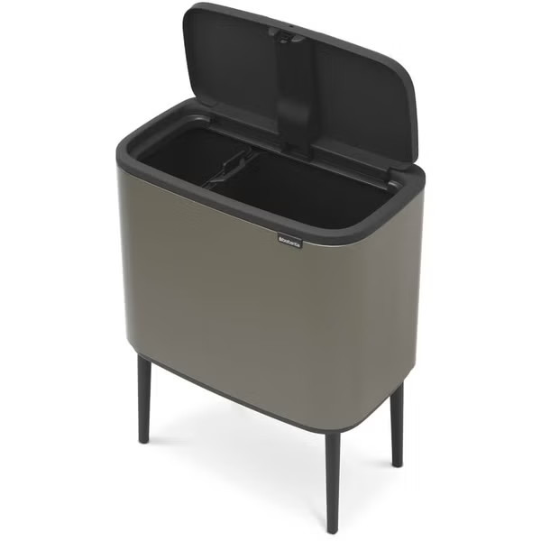 Brabantia Bo Touch Bin 11 + 23L - Platinum | The Hut (UK)