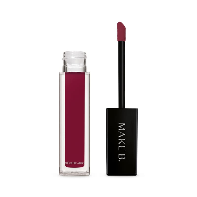Batom Líquido Mate Magenta Gourmand Berry Make B. 5ml | oBoticario (BR)