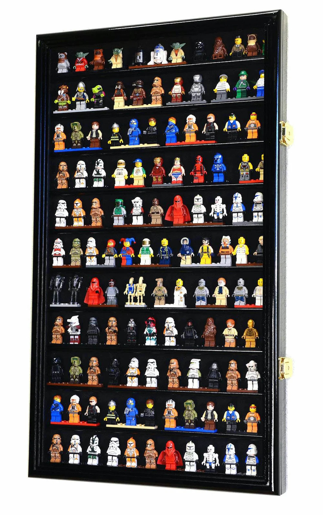 120 Minifigures Display Case Cabinet Miniatures Figurines Small Action Figure Toys Collectible Wa... | Etsy (US)