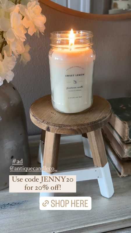 Save 20% off with code JENNY20 on your Antique Candle Co order! I’ve been burning these candles since around the holidays and I’m hooked! What’s your favorite scent? 

#LTKSeasonal #LTKhome #LTKVideo