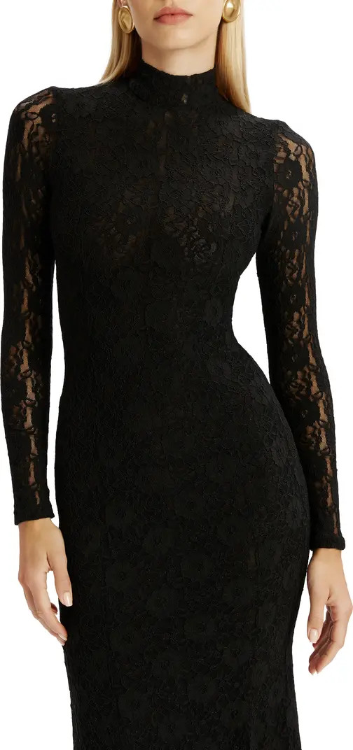 Harlyn Long Sleeve Lace Maxi Dress | Nordstrom