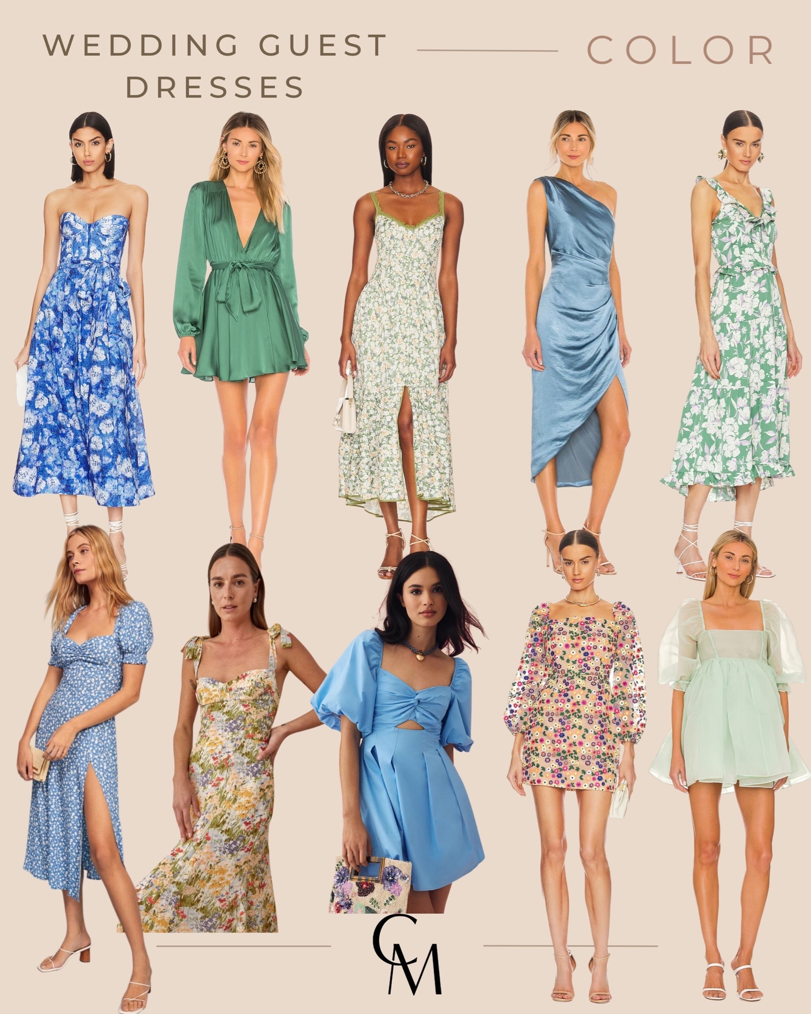 Wedding guest dresses: color edition. 

Dress, wedding guest, occasion dresses, summer dresses, cocktail dresses.

#LTKFind #LTKSeasonal #LTKstyletip