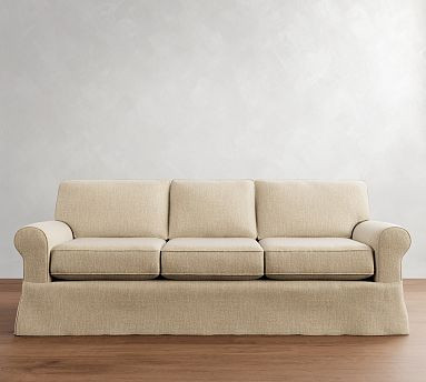 Buchanan Roll Arm Slipcovered Sofa (79"&ndash;94") | Pottery Barn (US)
