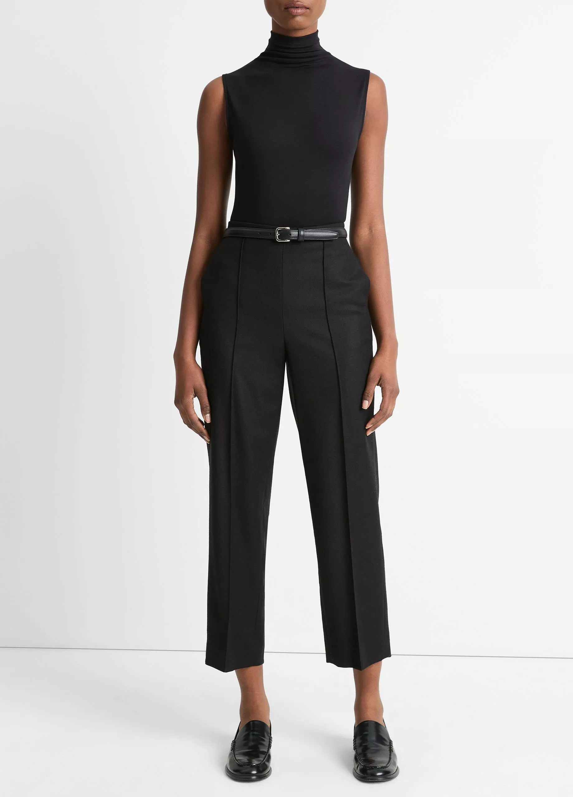 Jersey Sleeveless Turtleneck | Vince LLC