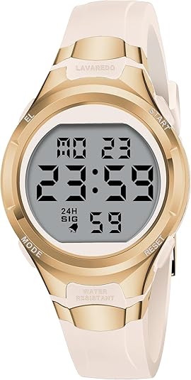 Watches for Women Sport Digital Womens Watch Waterproof with Silicone Strap Alarm/Stopwatch/Chron... | Amazon (US)