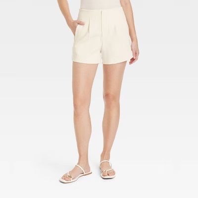 Women's High-Rise Tailored Shorts - A New Day™ | Target