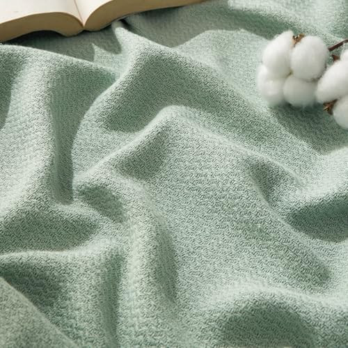 Bedsure 100% Cotton Blanket, Herringbone Weave, King, Sage Green | Amazon (US)